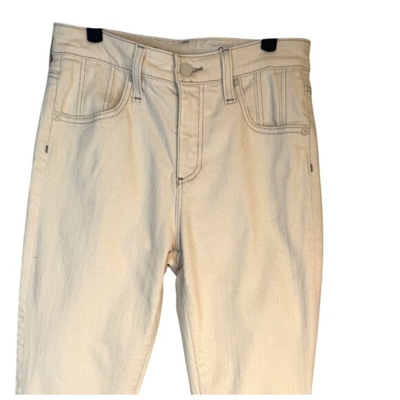 Adriano Goldschmied Size 27 Off White Skinny Jeans Comfort Stretch 5-Pocket - Picture 4 of 14